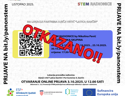 OBAVIJEST O OTKAZIVANJU RADIONICA